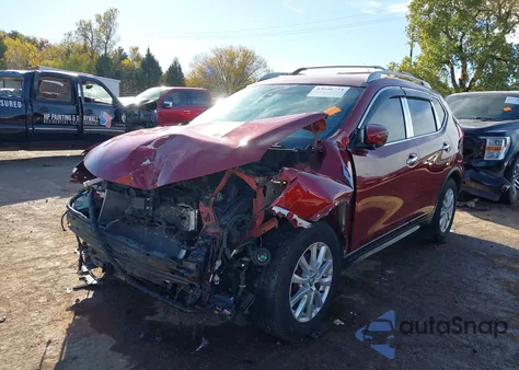 2020 Nissan Rogue Sv Fwd из США, поврежденный, VIN 5N1AT2MTXLC747048